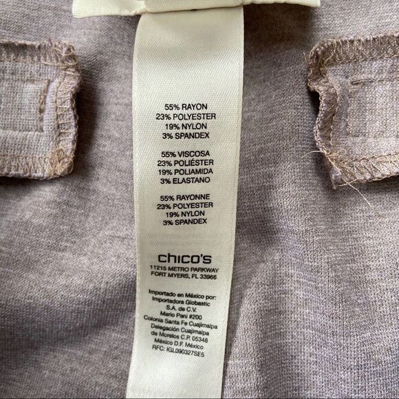 Chico’s Lindy Side Zip Pants Size 8 - Picture 4 of 6